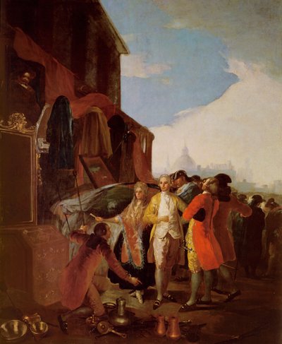 マドリッドフェア、1778年 作： Francisco de Goya